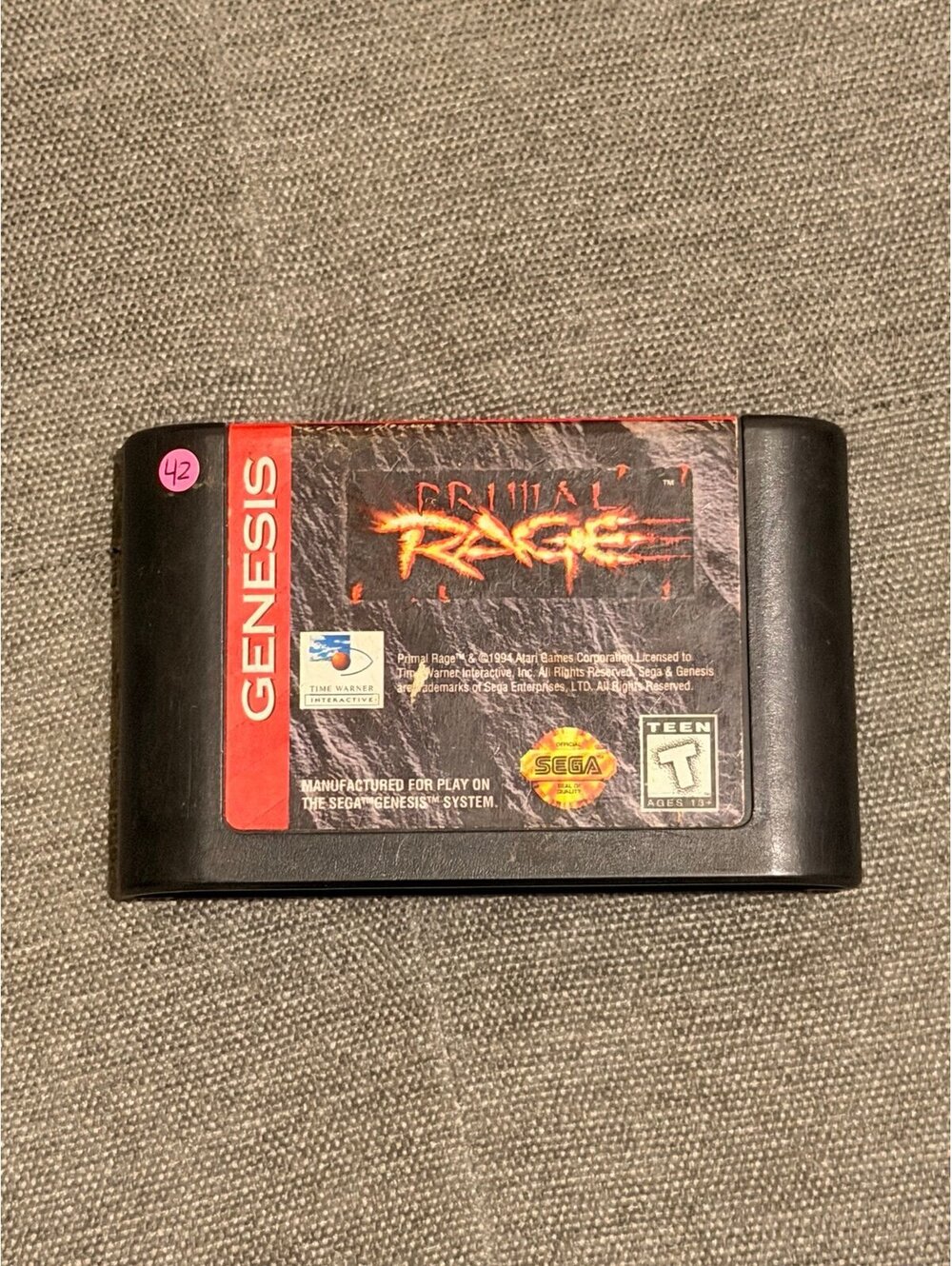 Primal Rage for Sega Genesis - Picture 1 of 6
